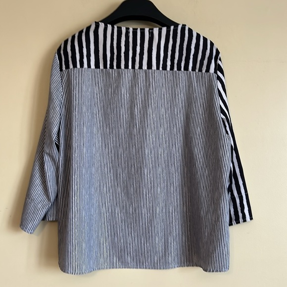 MissLook women’s top striped size 3XL - Picture 4 of 6